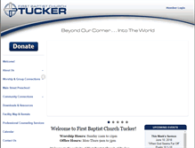 Tablet Screenshot of fbctucker.org